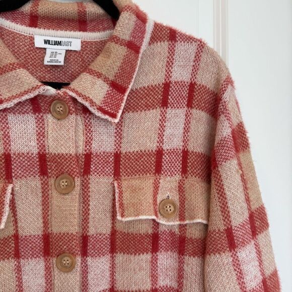 WILLIAM RAST | Plaid Button Down Sweater - Picture 7 of 11